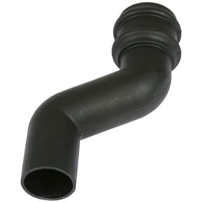 68mm Round Offset - Cast Iron Effect