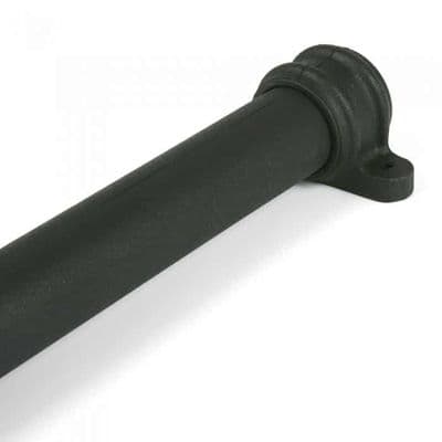 68mm Round Socketed Downpipe with Lugs