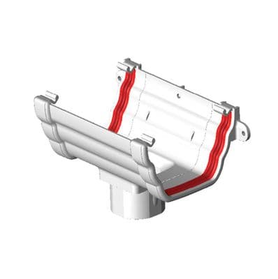 Ogee Gutter Running Outlet