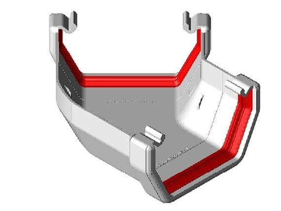 Square Gutter Angle