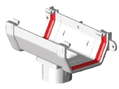 Square Gutter Running Outlet