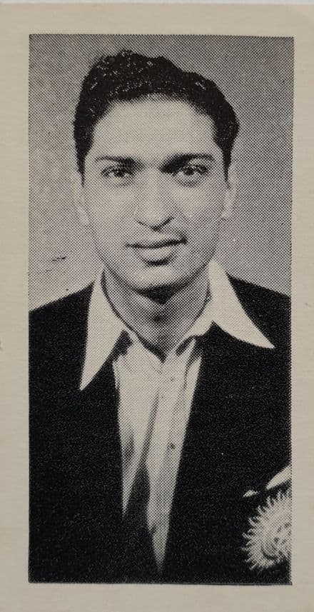 "1956 Cricketers" Kane Products Ltd (1956, No 10 of 25, PR Umrigar)