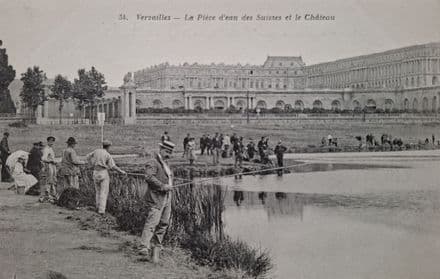 "34 Versailles" (Fishing) Card
