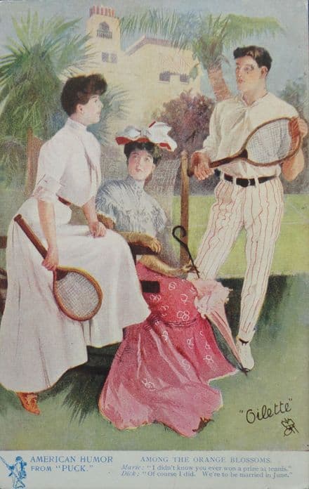 "American Humour from Puck" Card (Postally Used)