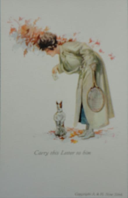 "Carry this Letter to him" Card (Unused)