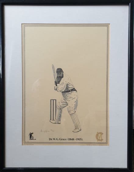 "Dr WG Grace" by DJ Byrne (Signed Limited Edition Print)