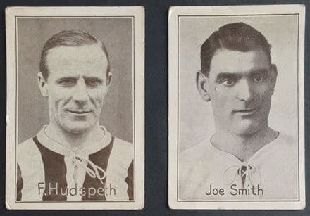 "English League Footer Captains", Triumph (1926, 2 Cards)