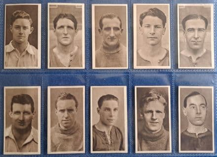 "Famous Footballers", Sunripe Cigarettes (1923, 10 of 50)