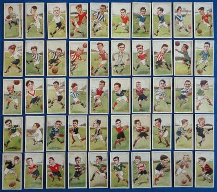 "Footballers Caricatures by RIP" John Player (1926, 50 of 50)