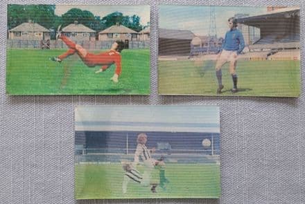 "Gallery of Football Action" (The Sun, 3 Cards)