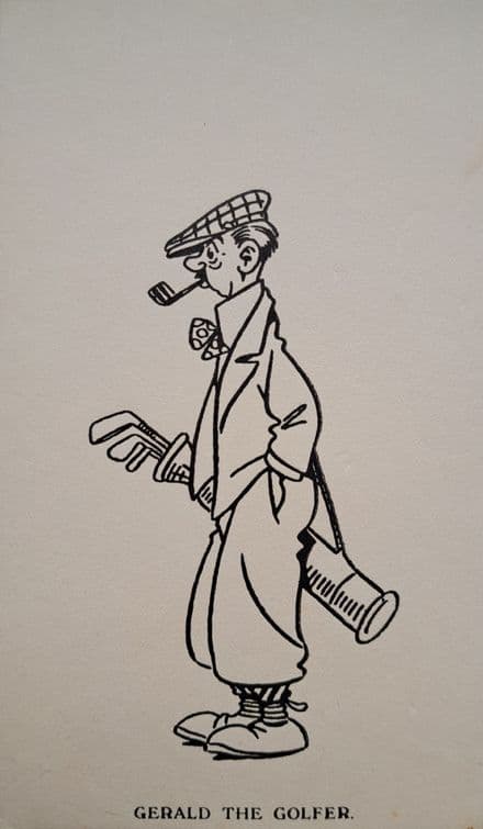 "Gerald the Golfer" Black & White Image