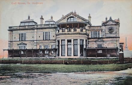 "Golf House St Andrews" Postcard (1907, Used)