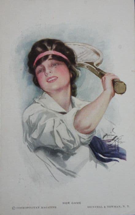 "Her Game" Card (Postally Used)