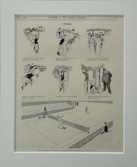 "I Wimble" DL Mays Punch Cartoon (1936, Jul 1st)