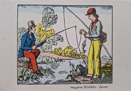 "Imagerie PELLERIN - Epinal" (Fishing) Card
