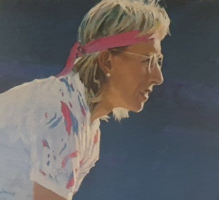 "Martina Navratilova", Limited Edition Jonas Print (809 of 850) SIGNED