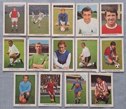 "My Favourite Soccer Stars", Scorcher (1970, 14 of 32) Blue Back