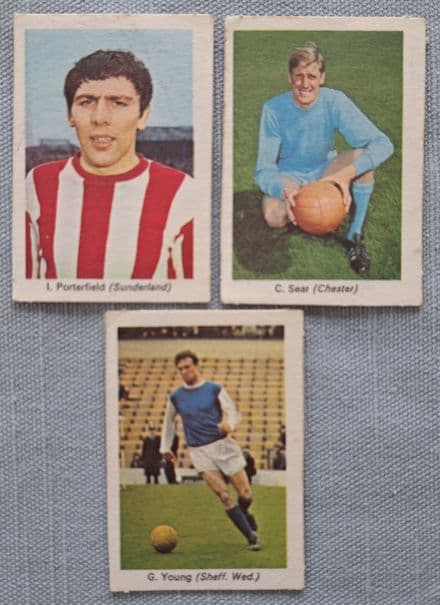 "My Favourite Soccer Stars", Tiger (1970, 3 of 32) Blue Back
