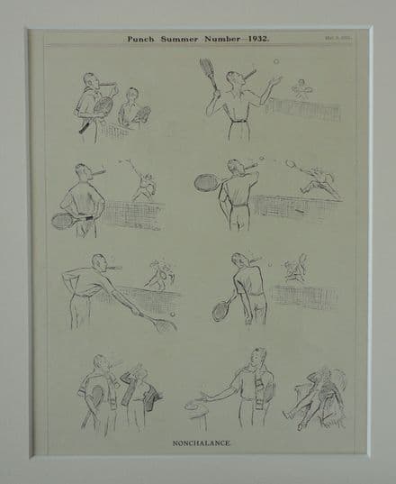 "Nonchalence" DL Ghilchik (Punch 1932 May 9th)