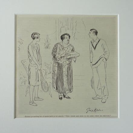 "Pre War Balls" Punch Cartoon (1927, Jul 13th)