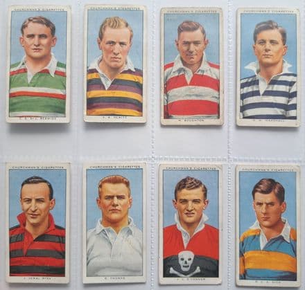 "Rugby Internationals" WA & AC Churchman (1935, 8 of 50)