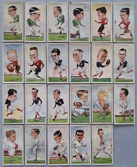 "Rugby Internationals" WD & HO Wills (1929, 23 of 50)