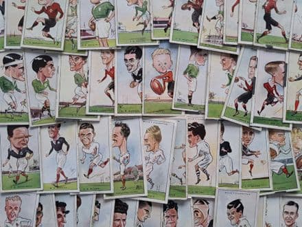 "Rugby Internationals" WD & HO Wills (1929, 50 of 50)