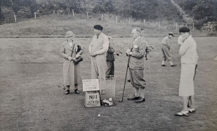 "Sea Mull Golf Course" Photocard x 4 (1937)