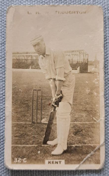 "Series of Cricketers" Godfrey Phillips (1924, LHW Troughton 32C)