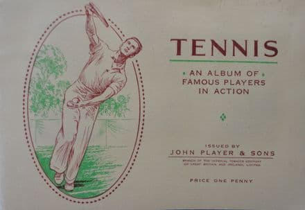 "Tennis" John Player Cigarette Cards & Album (1936, 50 of 50)