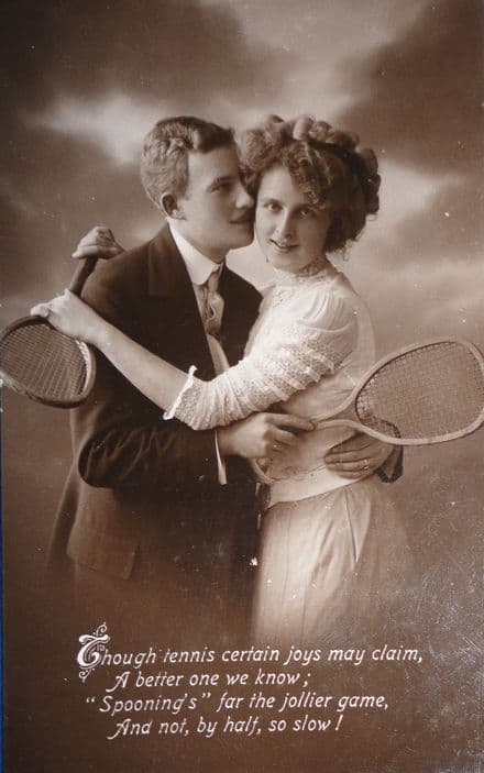 "Tennis Joys" Card (Unused)