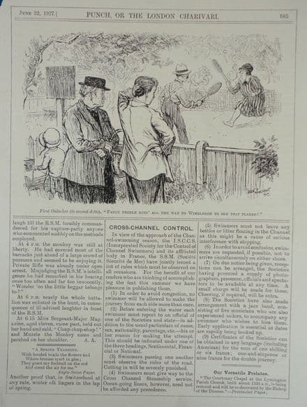 "The Bemused Onlookers" Leslie Marchant (Punch 1927 Jun 22nd)