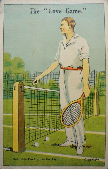 "The Love Game" Card (Unused)