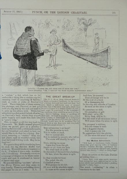 "The Low Net" DL Ghilchik (Punch 1927 Aug 17th)
