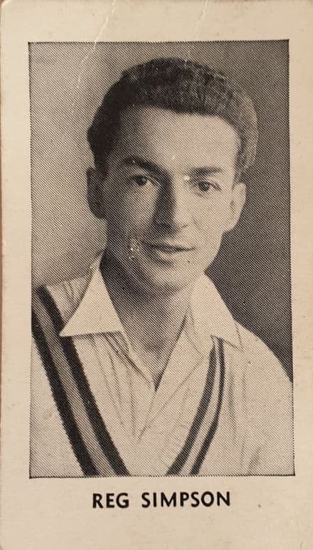 "The World's Best Cricketers" Rover (1956, No 8 of 18, Reg Simpson)