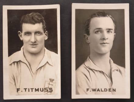 "Famous Footballers", The Champion (1920s, 2 Cards)