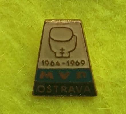 1964-1969 MVP Ostrava Boxing Stick Pin (Blue, White & Black)