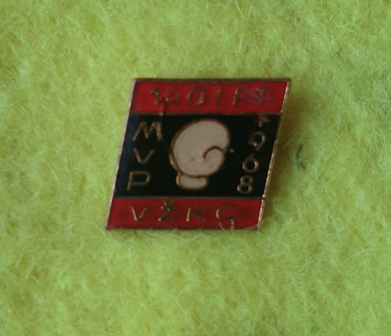 1968 MVP 140 LET VZKG Boxing Stick Pin (Black & Red)