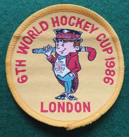 6th World Hockey Cup 1986, Cloth Badge