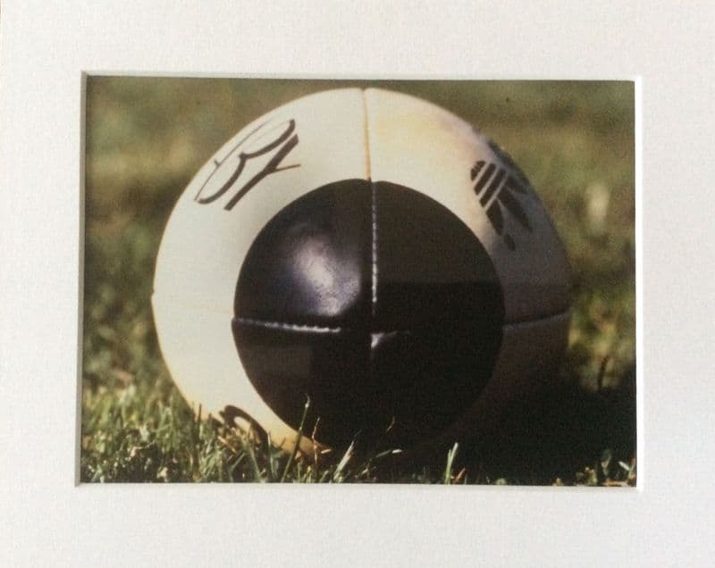 A Pair of Rugby Balls 2 Photographs (1980s)