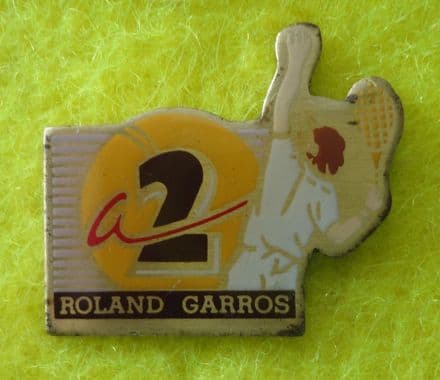 A2 Roland Garros Enamel Pin Badge