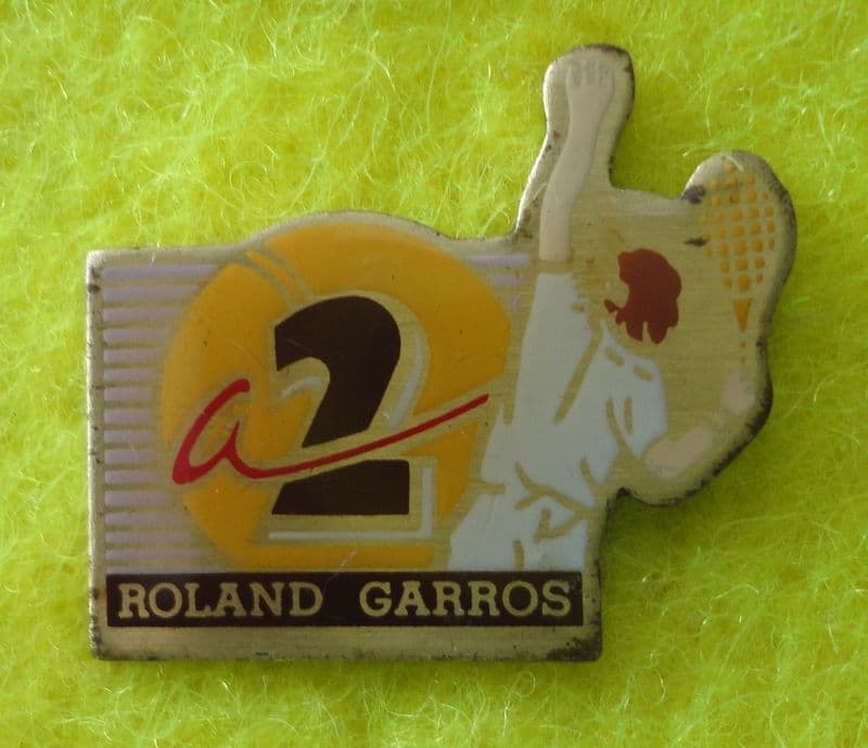 A2 Roland Garros Enamel Pin Badge
