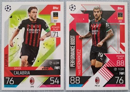 AC Milan, Match Attax Cards x 2 (2022-23)