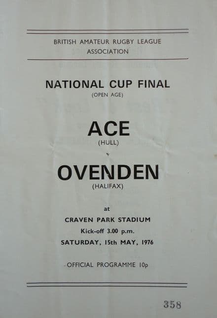 Ace v Ovenden (1976, May 15th)