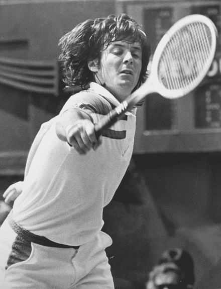 Adriano Panatta Press Photo "Backhand"