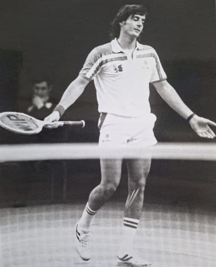 Adriano Panatta Press Photo "Exasperation"