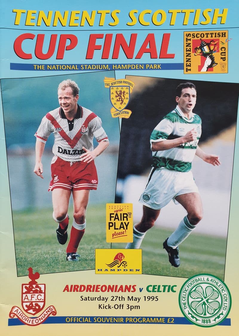 Airdrieonians v Celtic, Scottish Cup F (1995, May 27th)