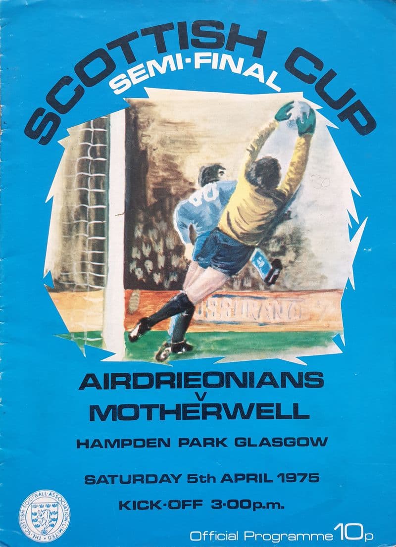 Airdrieonians v Motherwell, Scottish Cup SF (1975, Apr 5th)