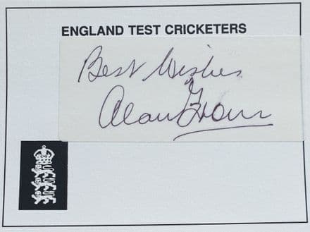 Alan Brown Autograph