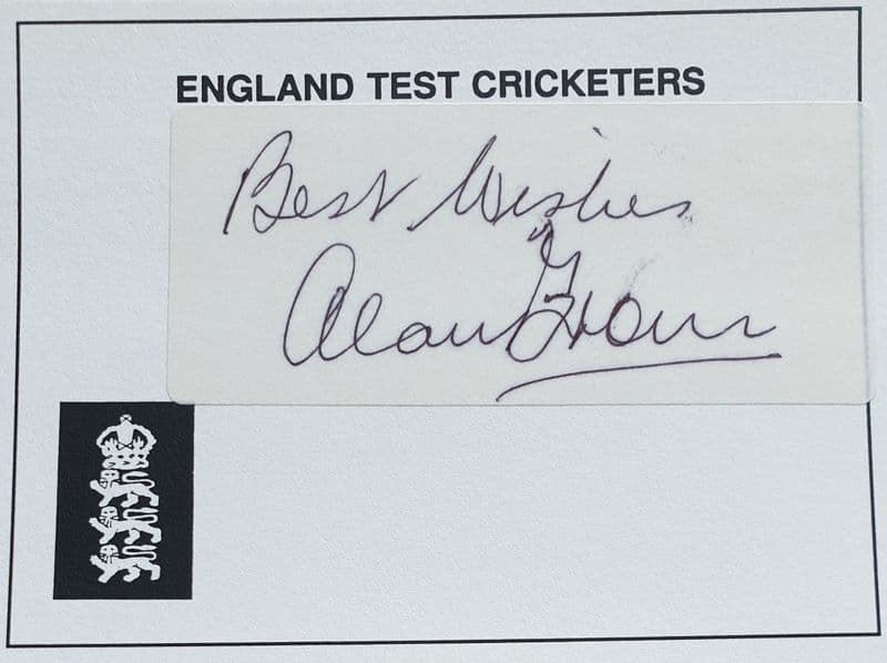 Alan Brown Autograph